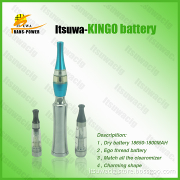 2013 Itsuwa New Generation Patent High Quality E Cigarette Battery Kingo Battery
